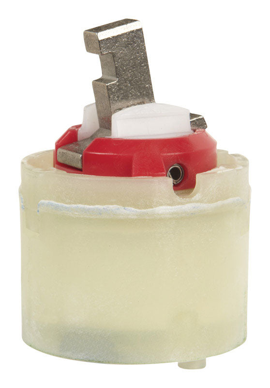 Emery Jensen faucet stem cartridge, 40mm single control valve part for plumbing repair or replacement.