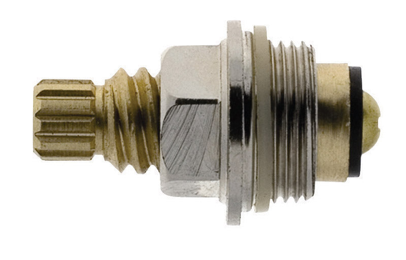 Emery Jensen STEM PR PFIST Hot LL faucet stem for plumbing repair, showing the brass and plastic components.