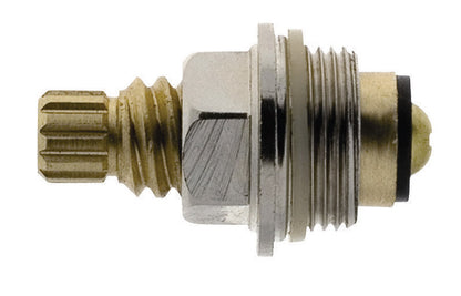 Emery Jensen STEM PR PFIST Hot LL faucet stem for plumbing repair, showing the brass and plastic components.