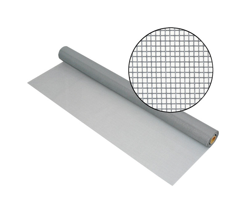 Gray fiberglass and polyester screen measuring 32x100 inches by Emery Jensen, suitable for screens and window protection.