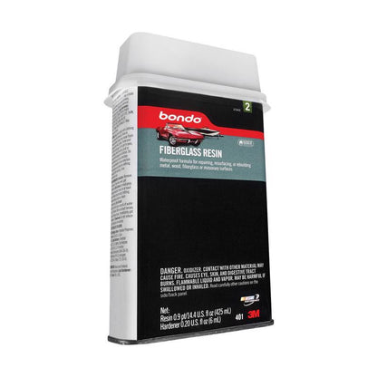Emery Jensen fiberglass resin 0.9pt container, suitable for boat repairs and fiberglass projects, with a clear view of the product label.