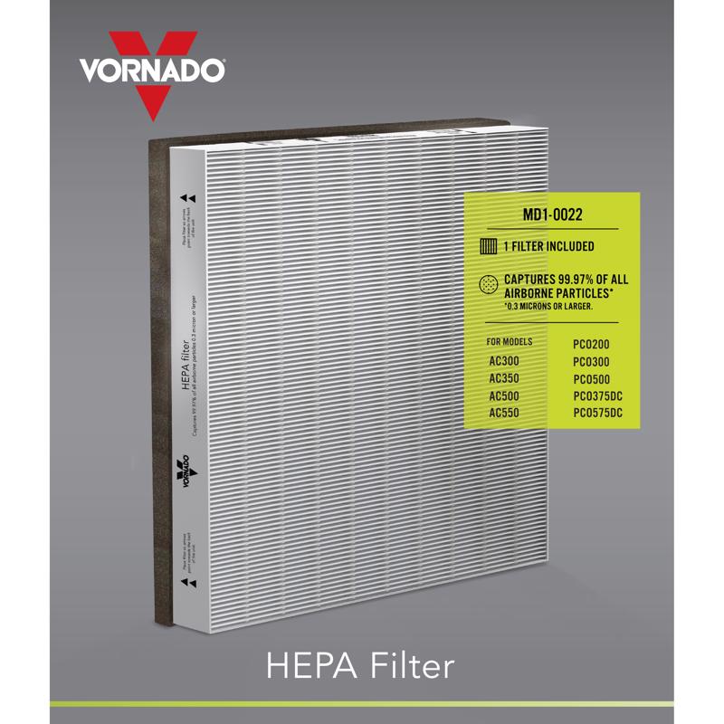 Emery Jensen 12-inch air purifier filter, replacement filter for home air cleaning systems, shown in close-up image
