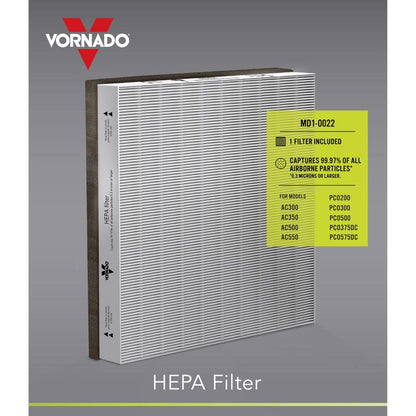 Emery Jensen 12-inch air purifier filter, replacement filter for home air cleaning systems, shown in close-up image