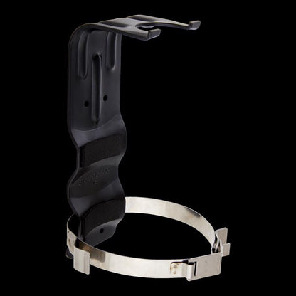 Emery Jensen fire extinguisher bracket designed for 5 lb fire extinguishers, securely holds the unit in place.