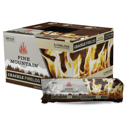 CRACKLE LOG 3HOUR 6PK