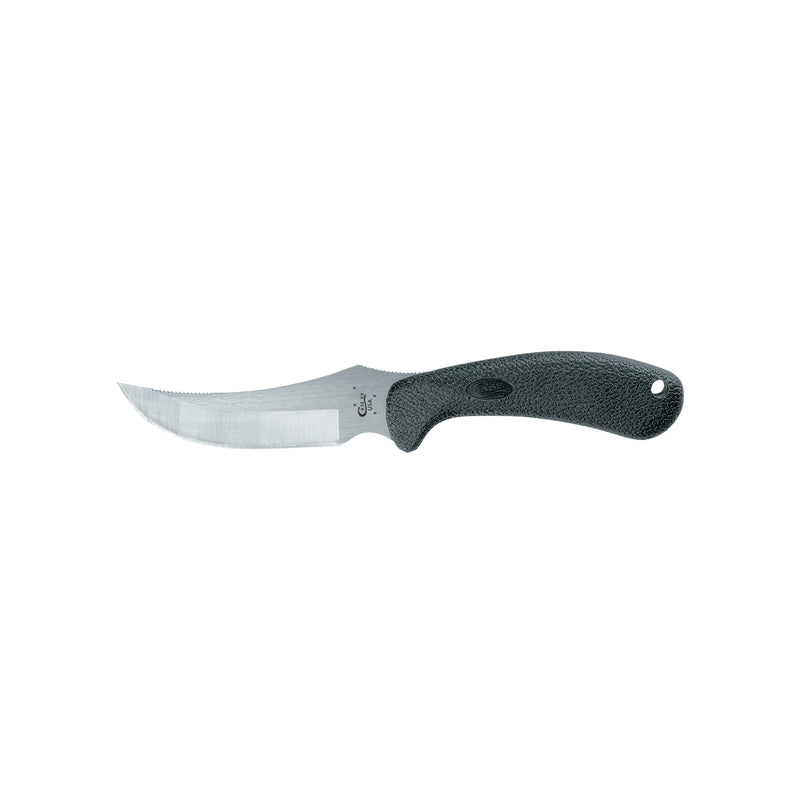 Emery Jensen HUNTR KNIFE RIDGEBACK fixed blade knife with a textured handle and sharp blade for outdoor use.