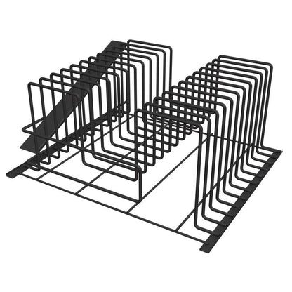 Emery Jensen FIXTURING Grill/Linear Display Rack for commercial kitchen organization and storage.