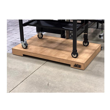 Emery Jensen 48-inch wood platform base fixture for stable support and framing in construction projects.