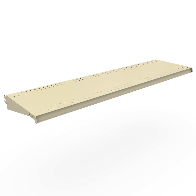 Emery Jensen Shelf DL Style 48x13 fixing fixture, metal construction with mounting holes for storage or display purposes.