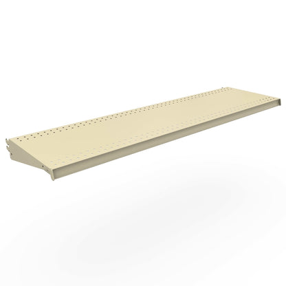 Emery Jensen Shelf DL Style 48x13 fixing fixture, metal construction with mounting holes for storage or display purposes.