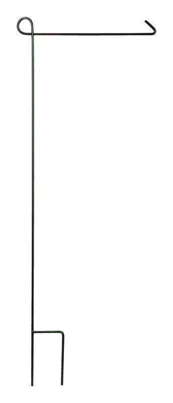 Emery Jensen 44-inch garden flag stand for displaying outdoor flags, made of durable metal with a classic design