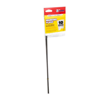 WHITE MARK FLAG 15"