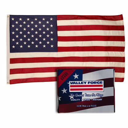 Emery Jensen cotton flag 4x6 feet with vibrant colors and stitched edges, suitable for outdoor display or events.