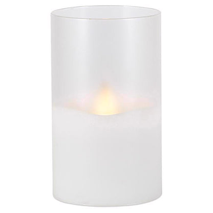 Six Emery Jensen flameless candles, 6-inch height, displayed together, showcasing their realistic wax appearance and soft glow.