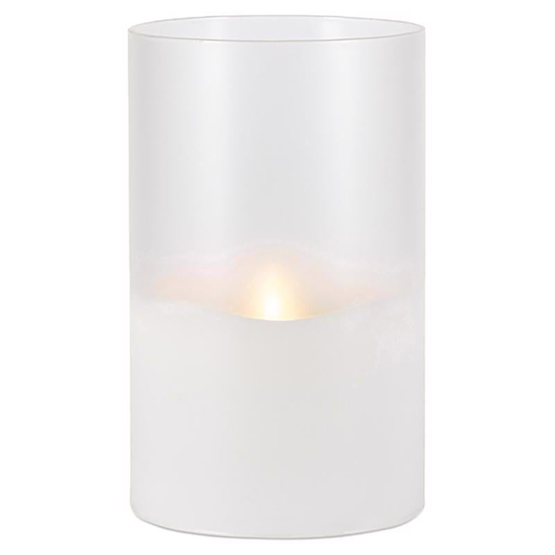 Set of 6 Emery Jensen flameless candles with warm glow, designed for safe, flicker-free ambiance, ideal for home decor.