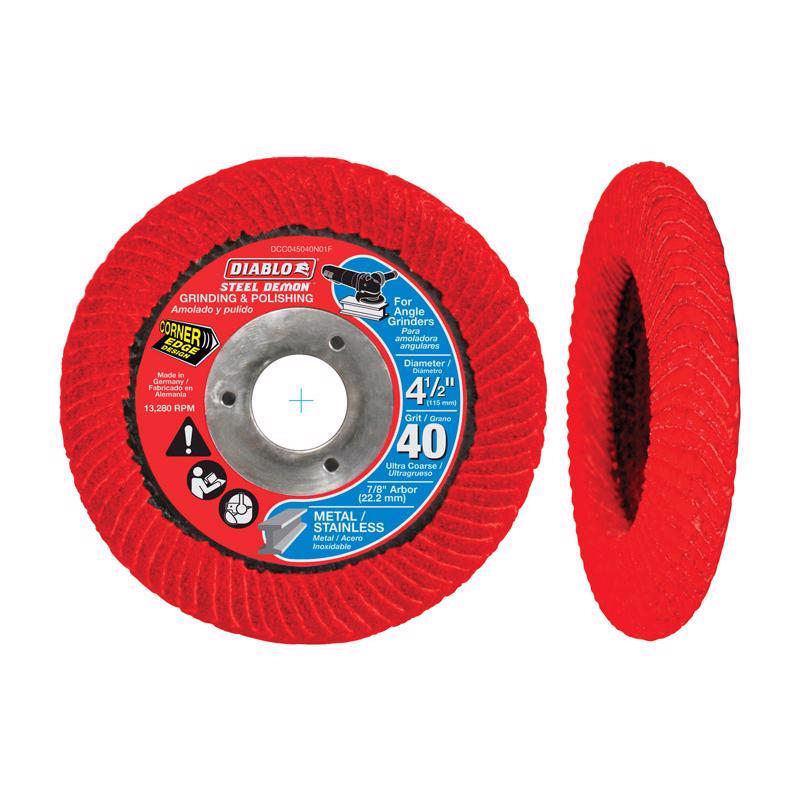 FLAP DISC 4-1/2"40G U-cs