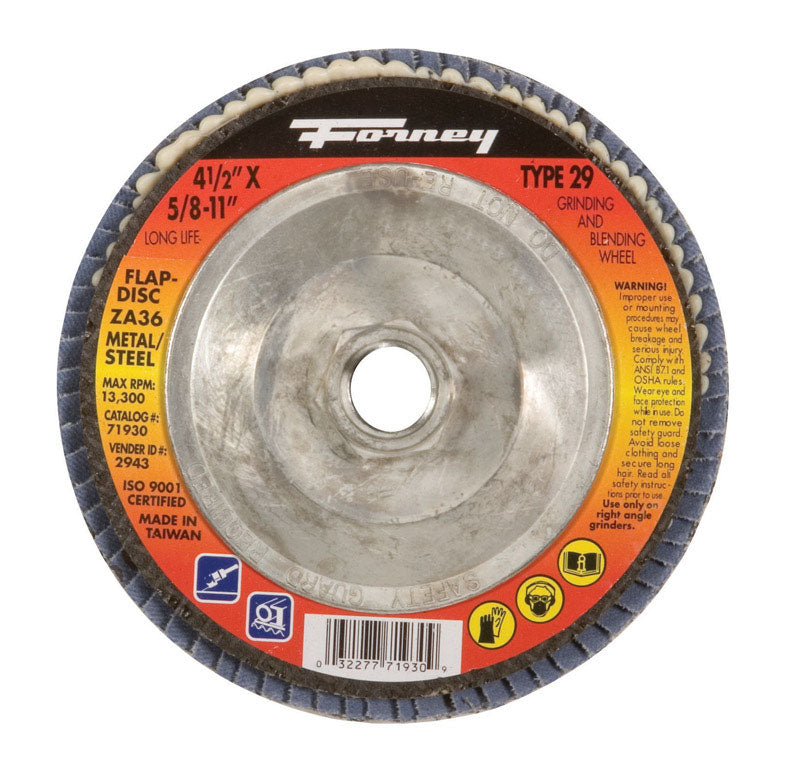 FLAP DISC 4.5X5/8 36 GR