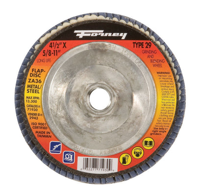 FLAP DISC 4.5X5/8 36 GR