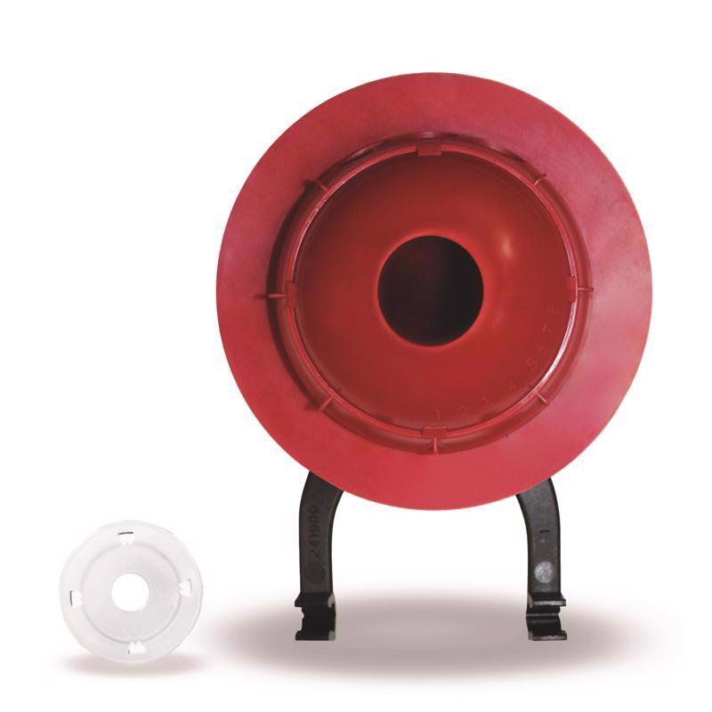 Emery Jensen universal flapper for 3-inch Toto toilets, featuring a tank ball and seat disc for reliable flush performance.