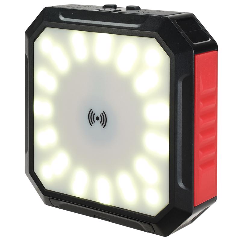 Emery Jensen flashlight power bank accessory with built-in LED flashlight and portable charging capabilities.