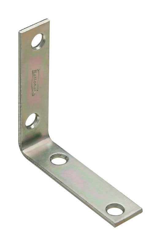 Emery Jensen flat corner iron ZN2-1/2x5/8 for structural reinforcement, shown in a close-up view of the metal brace.