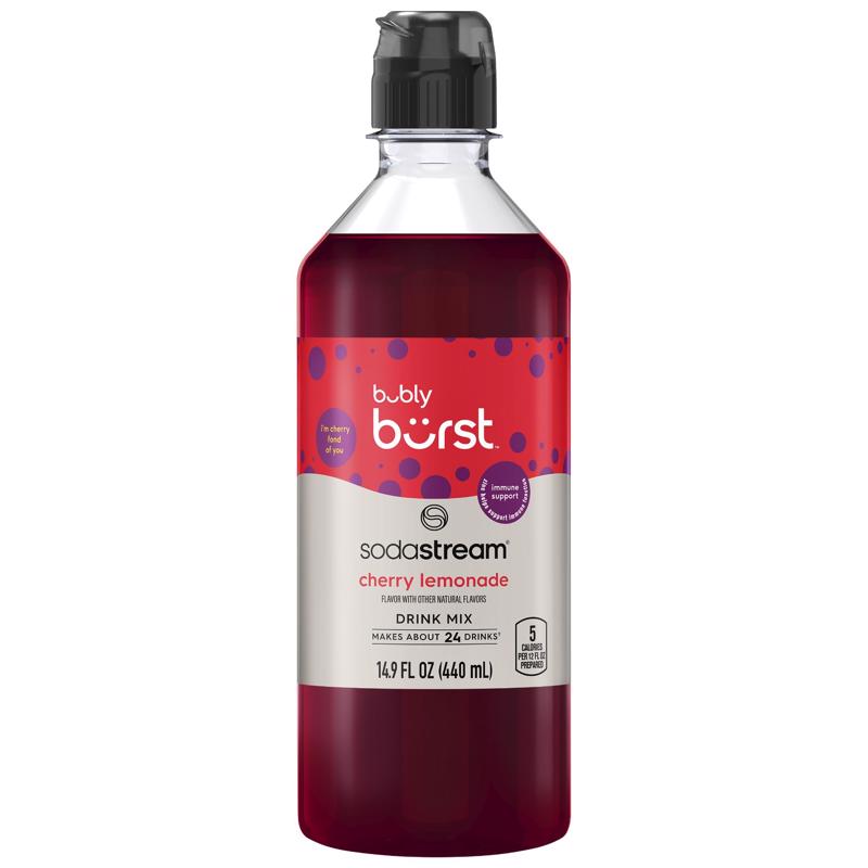 Emery Jensen DRNK MIX BUB BURST 440ml flavor and mix drink in a colorful can with vibrant label design.