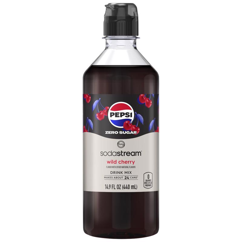 Emery Jensen DRNK MIX Pepsi Zero flavor in a 440ml bottle, part of the flavors and mixes product line.