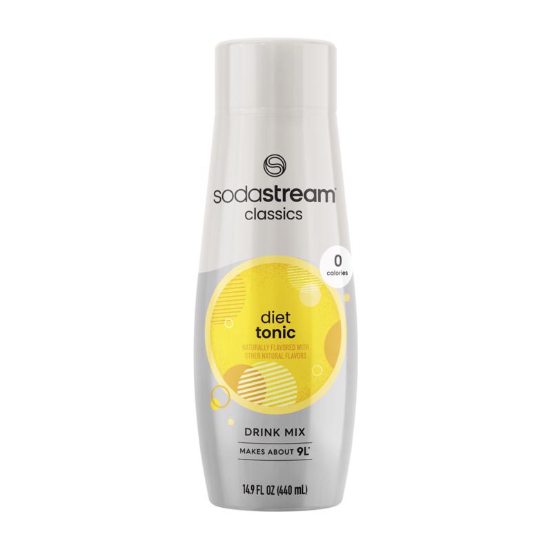Emery Jensen SODAMIX DIET TONIC flavor mix package for healthy drinks, featuring colorful branding and product label.
