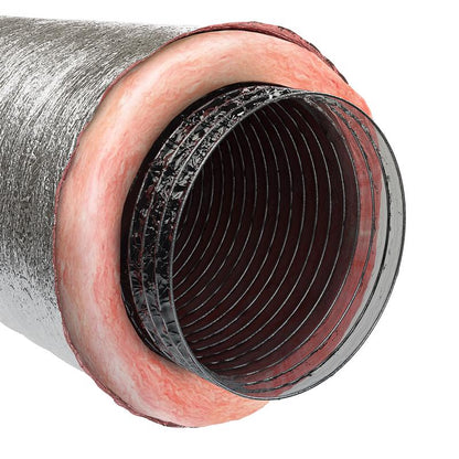 Flexible insulated ducting in 14x25 inches from Emery Jensen, designed for efficient airflow and thermal insulation.
