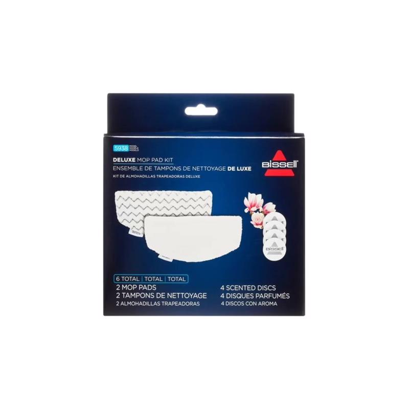 Emery Jensen Clean Pad PowerFresh 2-pack for floor cleaning, durable floor care accessories with cleaning pads.