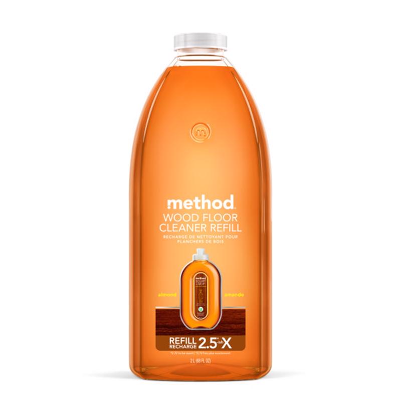 Emery Jensen floor cleaner in a 68 oz almond scent bottle, designed for effective cleaning of various floor surfaces.