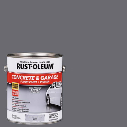 Two containers of Emery Jensen Concrete PT Ship Gray epoxy in 1-gallon packs for flooring and concrete protection.