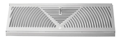Emery Jensen floor register with a baseboard diffuser design, 15x4.5 inches, in a neutral finish for room ventilation.