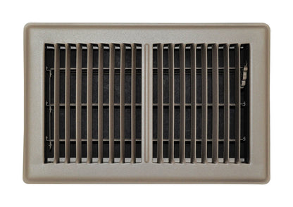 FLOOR REGISTER 10X6"BRN