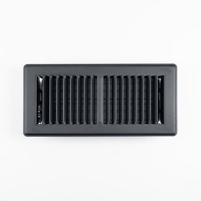 FLR RGSTR STL BLK 10X4"