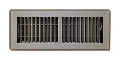 REGISTER FLOOR 12X4" BRN