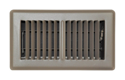 REGISTER FLOOR 8X4" BROW