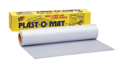 Plastic floor runner mat by Emery Jensen, 30x50 inches, designed to protect floors and reduce slipping in high-traffic areas.