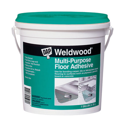 FLOOR ADHESIVE WHT 1GAL - Pack of 4