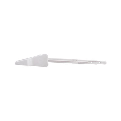 Plastic flush lever by Emery Jensen, shown in a clean design suitable for bathroom toilet tanks.