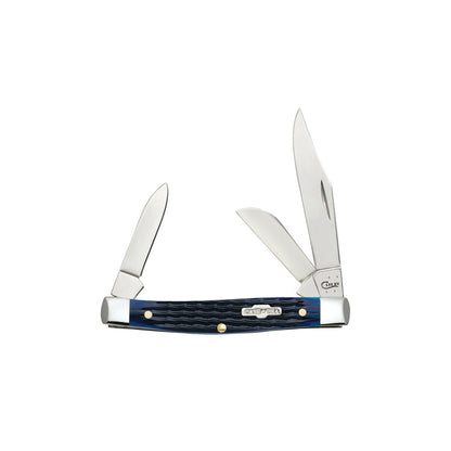 Emery Jensen pocket knife with red grip and stainless steel blade, folding design, compact and versatile for everyday carry.