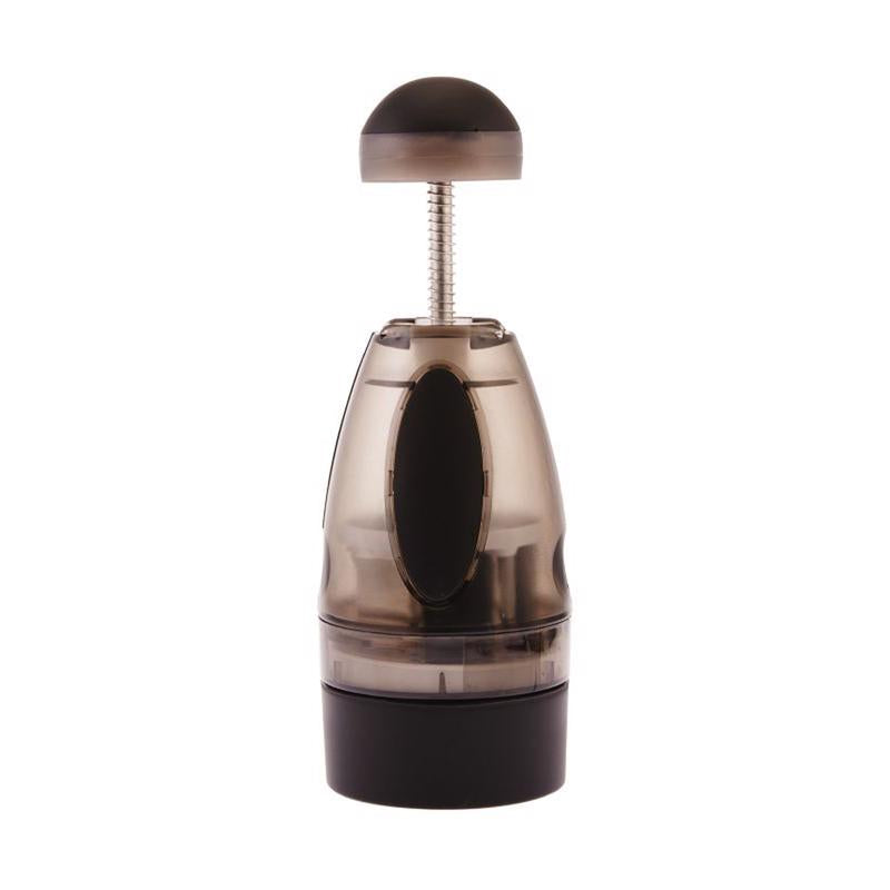 Emery Jensen Comfort Food Chopper with stainless steel blades and ergonomic handle for easy food preparation.