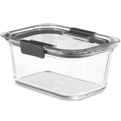 Clear Emery Jensen Brilliance 4.7-cup food storage container with secure lid for keeping food fresh.