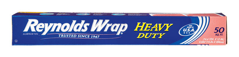 Reynolds Wrap HD food wrap by Emery Jensen, 50 sq ft, shown covering a food container for freshness and storage.