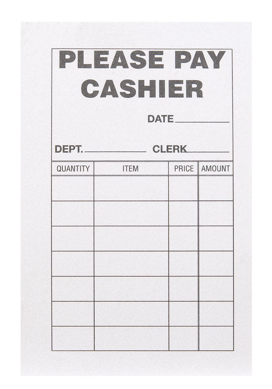 Generic Please Pay forms and envelopes by Emery Jensen, with payment and mailing options visible in the image.
