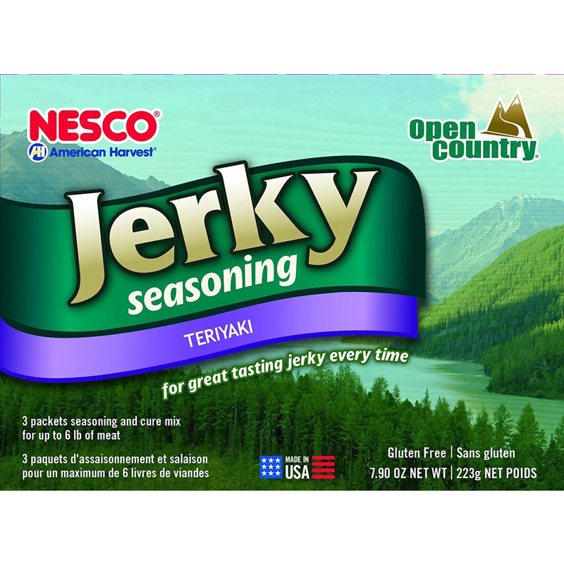 Emery Jensen Jerky Spice Teriyaki 3-pack, freeze dryer accessories for flavorful jerky seasoning and preparation.