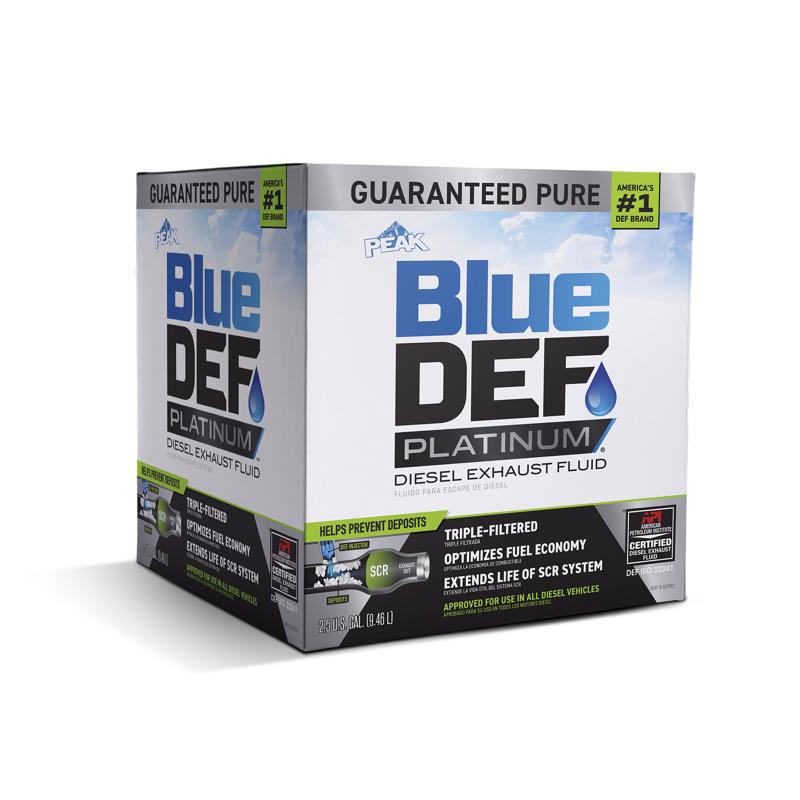 Emery Jensen DESL Exhaust Flud fuel injector cleaner 2.5-gallon container for engine maintenance and fuel system cleaning.