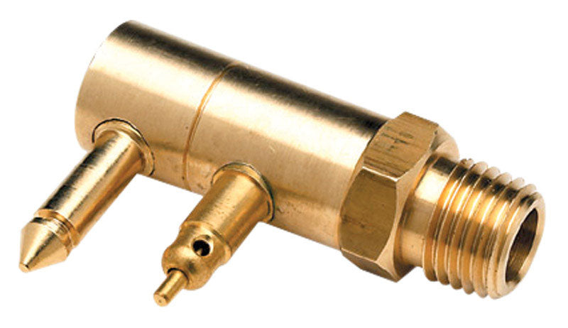 Emery Jensen male 1/4 inch connector for fuel lines and connectors, suitable for automotive or fuel system applications.