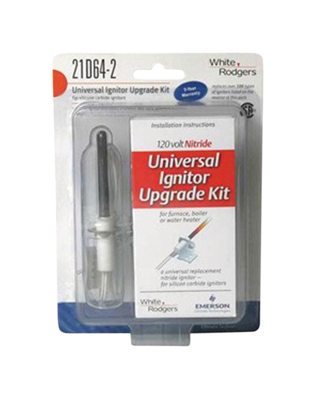 Emery Jensen 120V ignitor upgrade kit for furnace and water heater, includes components for improved ignition system.