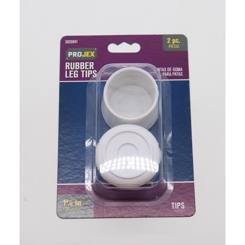 TIP LEG RBBR Owht1.5"2pk